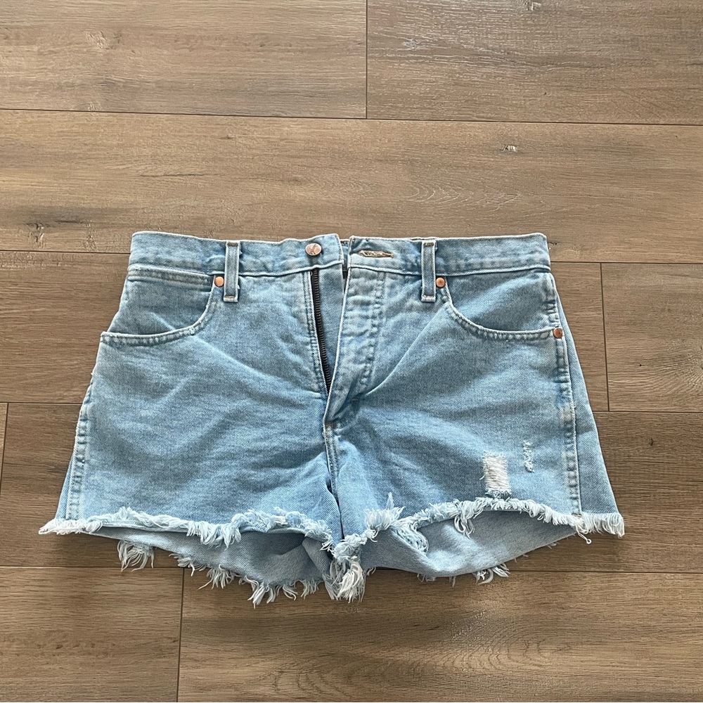 Wrangler Light Blue Jean Shorts